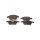 Brake Pad Set Disc Brake 18.9 mm TRISCAN for e.g. PEUGEOT 208