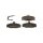 Brake pad set discs 17.5 mm TRISCAN IAM-Expertise for SKODA FAVORIT and others