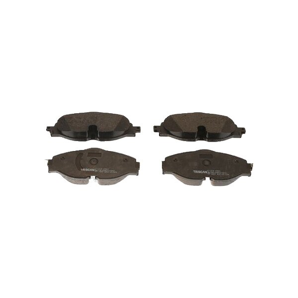 Brake pad set discs 19.9 mm TRISCAN IAM-Expertise for VW GOLF and others