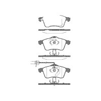 Brake pad set discs 20.3 mm TRISCAN IAM-Expertise for...