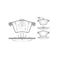 Brake pad set discs 18.5 mm TRISCAN IAM-Expertise for VW...