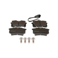Brake pad set discs 17 mm TRISCAN IAM-Expertise for VW...