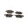 Brake pad set discs 16.5 mm TRISCAN IAM-Expertise for AUDI R8 and others