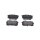 Brake pad set discs 17 mm TRISCAN Aftermarket-Expertise for AUDI A3