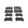 Brake Pad Set Disc Brake 16 mm TRISCAN IAM-Expertise for e.g. VW TOUAREG