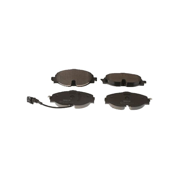 Brake pad set discs 20.4 mm TRISCAN IAM-Expertise for AUDI A3 and others