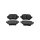 Brake Pad Set Disc Brake 17.5 mm TRISCAN for SEAT LEON and others