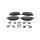 Brake pad set discs 17.8 mm TRISCAN IAM-Expertise for SKODA FABIA and others