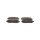 Brake Pad Set Disc Brake 16,8 mm TRISCAN IAM-Expertise for e.g. AUDI Q7
