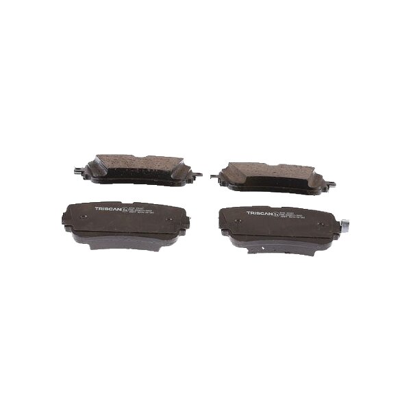 Brake pad set discs 17 mm TRISCAN IAM-Expertise for AUDI Q7 and others
