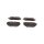 Brake pad set discs 17 mm TRISCAN IAM-Expertise for AUDI Q7 and others