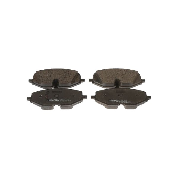 Brake pad set discs 18.7 mm TRISCAN IAM-Expertise for SEAT LEON and others
