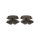 Brake pad set discs 18.7 mm TRISCAN IAM-Expertise for SEAT LEON and others