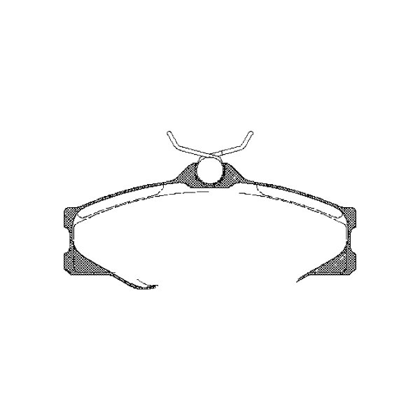 Brake pad set discs 19.5 mm TRISCAN IAM-Expertise for e.g. VW TRANSPORTER