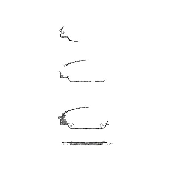 Brake pad set discs 16.6 mm TRISCAN IAM-Expertise for HONDA CIVIC and others