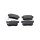 Brake pad set discs 14.6 mm TRISCAN IAM-Expertise for HONDA ACCORD and others