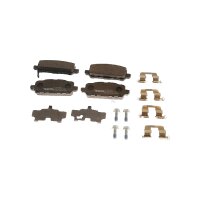Brake pad set discs 16 mm incl. wear warning contact...