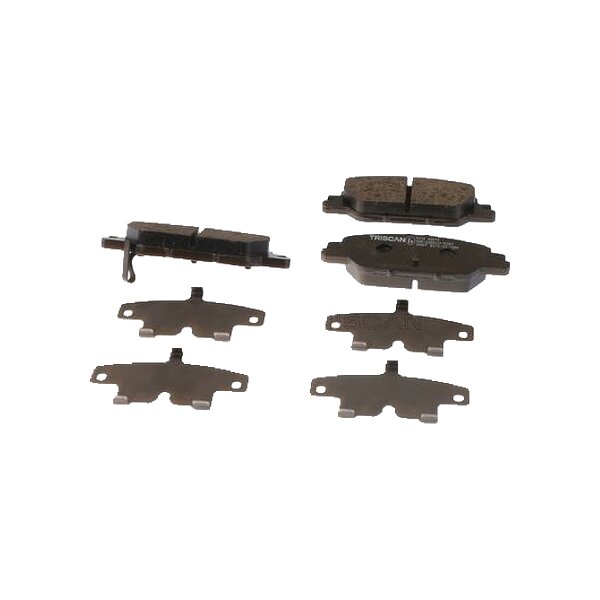 Bremsbelagsatz Scheiben 15,9 mm mit Verschleißwarnkontakt TRISCAN für HONDA CR-V