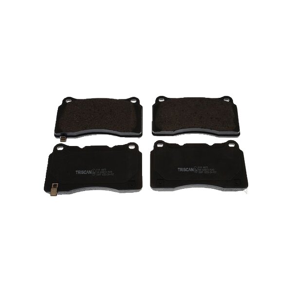 Brake Pad Set Disc Brake 16 mm TRISCAN IAM-Expertise for e.g. HONDA CIVIC