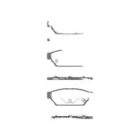 Brake pad set discs 15 mm TRISCAN for e.g. MITSUBISHI LANCER