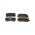 Brake pad set discs 155 mm TRISCAN IAM-Expertise for e.g. MITSUBISHI ASX