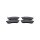 Brake pad set discs 14.8 mm TRISCAN IAM-Expertise for MITSUBISHI L200