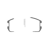 Brake pad set discs 15 mm TRISCAN IAM-Expertise for e.g....