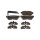 Brake pad set discs 16 mm TRISCAN IAM-Expertise for HYUNDAI TUCSON and others