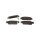Brake pad set discs 16 mm TRISCAN IAM-Expertise for e.g. HYUNDAI GETZ