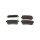 Brake pad set discs 15.2 mm TRISCAN IAM-Expertise for HYUNDAI ix35 and others