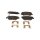 Brake pad set discs 18 mm TRISCAN IAM-Expertise for KIA CEED and others