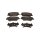 Brake Pad Set Disc Brake 17,8 mm TRISCAN for e.g. HYUNDAI i30