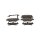 Brake Pad Set Disc Brake 17.8 mm TRISCAN IAM-Expertise for KIA RIO and others