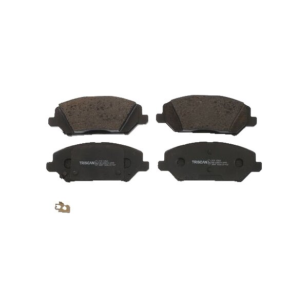 Brake pad set discs 19.7 mm TRISCAN IAM-Expertise for HYUNDAI i30 and others