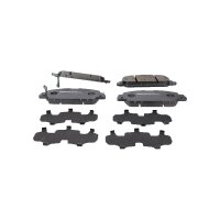 Brake pad set discs 15.8 mm with wear warning contact...