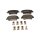 Brake Pad Set Disc Brake 15.5 mm TRISCAN for e.g. HYUNDAI ELANTRA