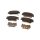 Brake pad set discs 17.9 mm TRISCAN for SSANGYONG TIVOLI and others
