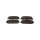Brake pad set discs 13.7 mm TRISCAN IAM-Expertise for e.g. MAZDA 6