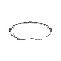 Brake pad set discs 15.2 mm TRISCAN IAM-Expertise for...