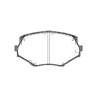 Brake pad set discs 13.8 mm TRISCAN IAM-Expertise for...