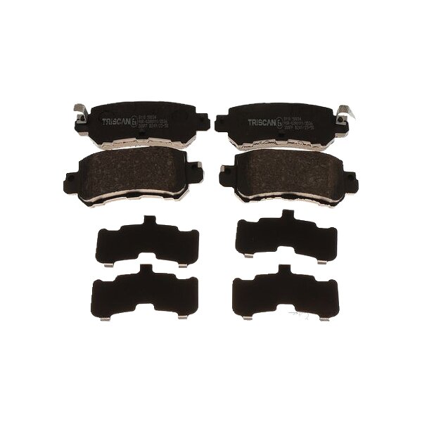 Brake pad set discs 14.4 mm TRISCAN IAM-Expertise for MAZDA CX-5 and others