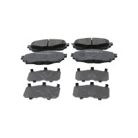 Brake pad set discs 15.5 mm with wear warning TRISCAN for...