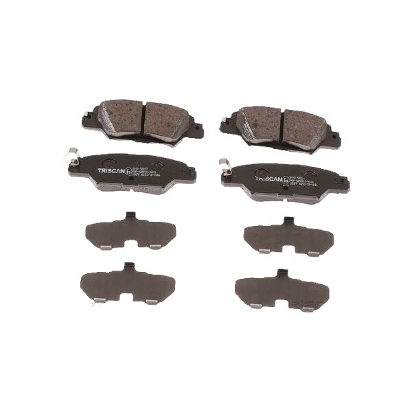Brake pad set discs 14.5 mm TRISCAN IAM-Expertise for MAZDA CX-5 and others