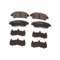 Brake pad set discs 15.4 mm incl. wear warning contact...