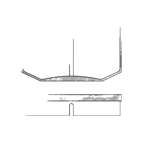 Brake pad set discs 16.3 mm TRISCAN IAM-Expertise for e.g. SAAB 900