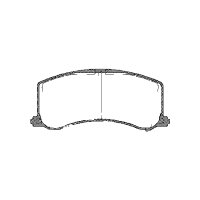 Brake pad set discs 15.5 mm TRISCAN IAM-Expertise for...