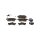 Brake Pad Set Disc Brake 15 mm TRISCAN IAM-Expertise for SUZUKI IGNIS and others