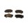 Brake Pad Set Disc Brake 19.4 mm TRISCAN IAM-Expertise for MG MARVEL