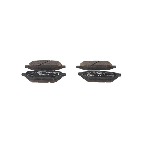 Brake Pad Set Disc Brake 16.5 mm TRISCAN IAM-Expertise for e.g. MG MARVEL