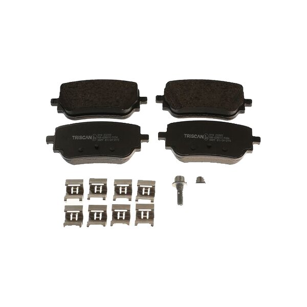 Brake Pad Set Disc Brake 17.2 mm TRISCAN for MERCEDES-BENZ A-CLASS and others